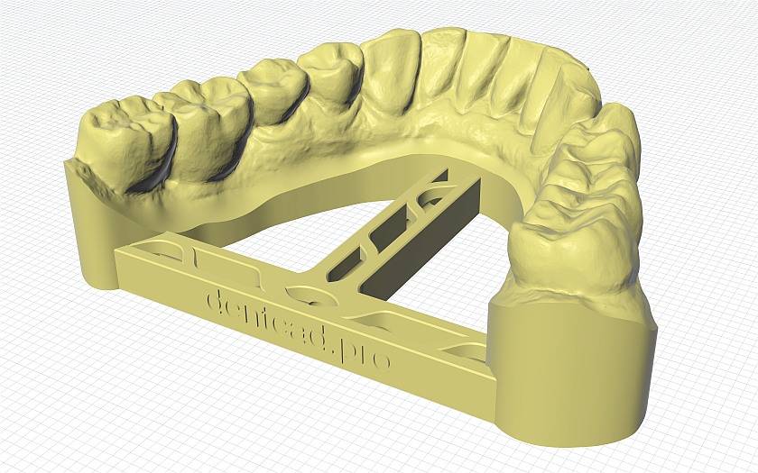 Модель с подписанной Т-образной балкой